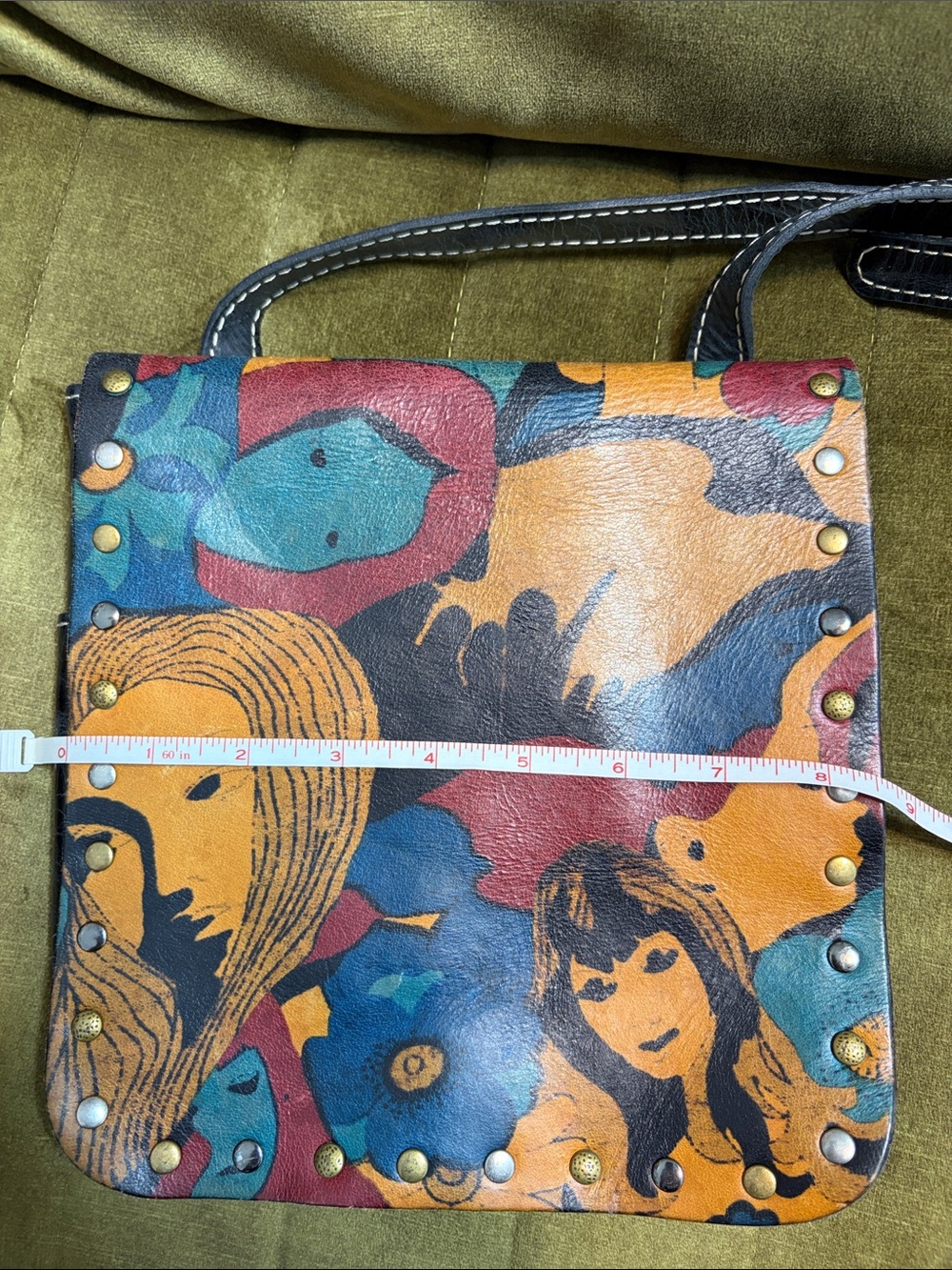 Patricia Nash Mod World Girl Power Crossbody purse - Picture 12 of 13